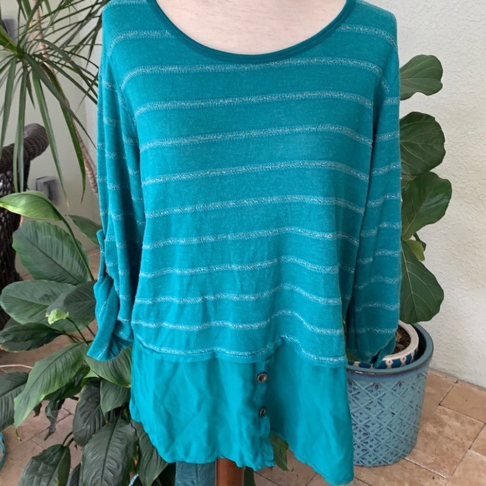 Kaktus  green pullover -Italy - Large
